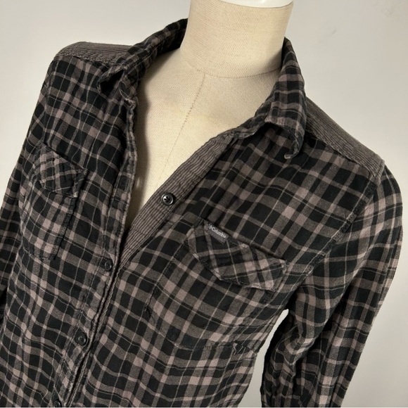 💕 Columbia Plaid Button-Up Shirt S - Picture 4 of 10